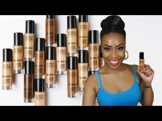 Make Up For Ever Reboot Active Care Revitalizing Foundation plus Wear Test