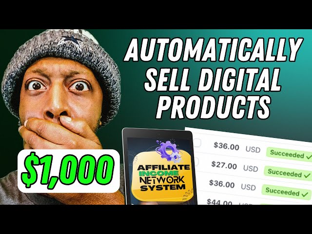 How To Create & Automatically Sell Digital Products in 10 mins (& Make $1,000/pm)