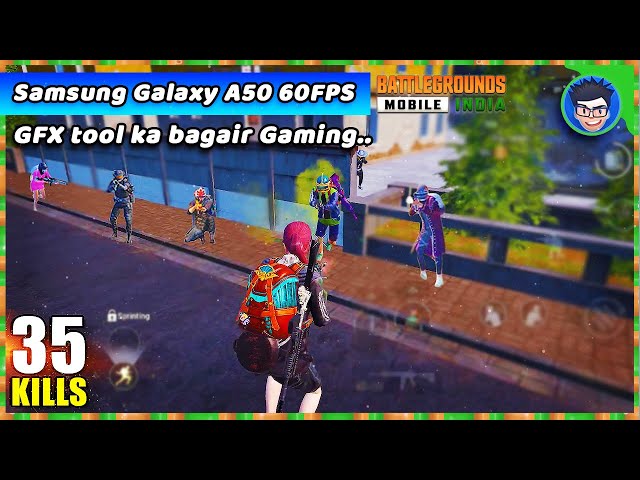 Samsung Galaxy A50 After New Update PUBG BGMI Gaming Test - 2 Matches - Best Sensitivity Settings