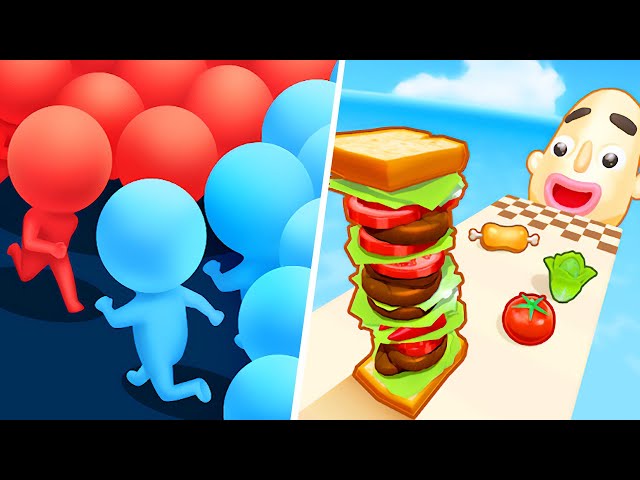 Sandwich Runner Games .. Sandwich Run, Tall Man Run, Count Masters 3D, Help Me Puzzle, Smash to Draw