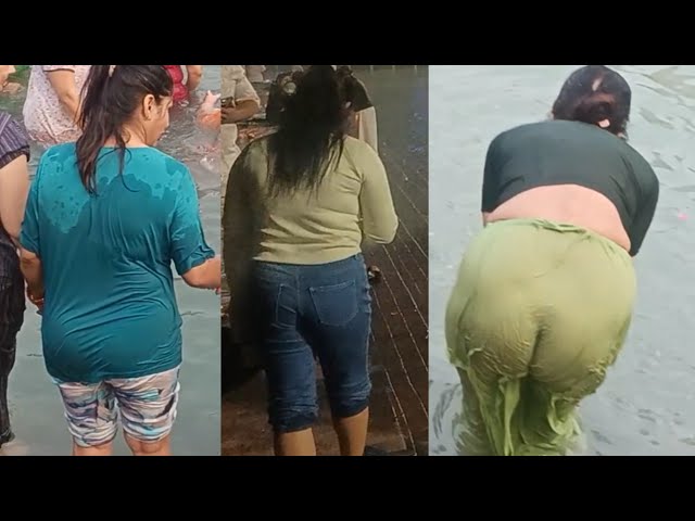 Ganga Snan 2025 | Holy Bathing | Desi Bhabhi Bathing | Simaria Ghat Snan Part 6 #gangasnan