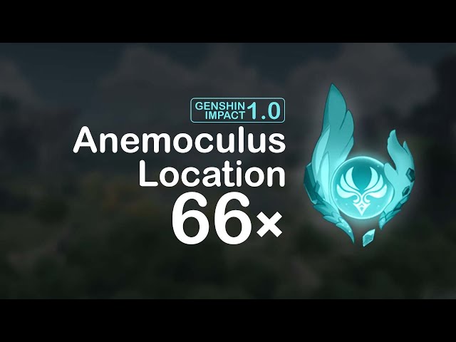 All 66 Anemoculus Location | Genshin Impact UPDATED BEST ROUTE