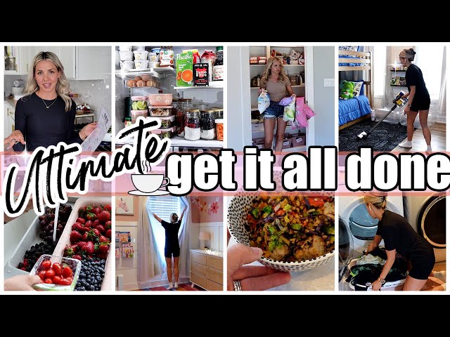 *NEW* ULTIMATE GET IT ALL DONE MOTIVATION TO GET YOUR LIFE BACK ON TRACK TIFFANI BEASTON HOMEMAKING