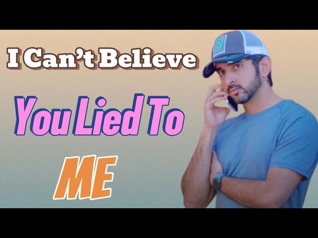 I Can’t Believe You Lied to Me | Sheikh Hamdan | Fazza Prince of Dubai |FazzaPoems2025