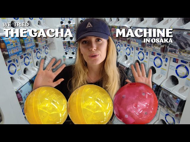 We tried gachapon in Japan for the 1 time!🇯🇵