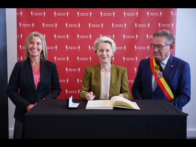 'Young diplomats will lead our Union forward' President von der Leyen at the College of Europe