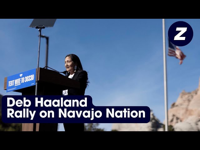 Deb Haaland rallies for Democrats on Navajo Nation #NativeVote