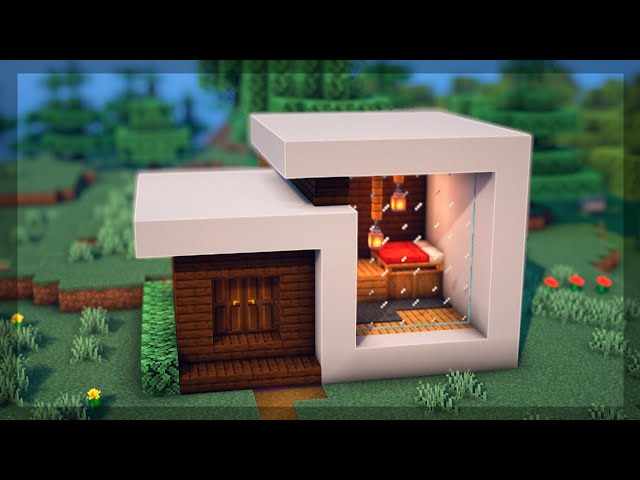 CASA MODERNA FACIL no MINECRAFT - TUTORIAL