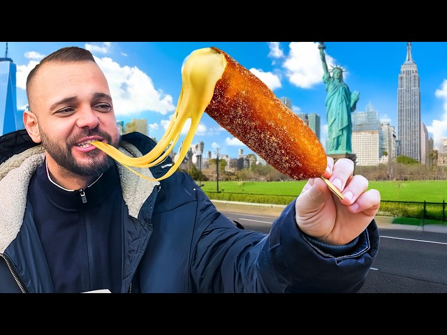 I Tried NYC’s UNIQUE Food Carts & Food Trucks!🌭 🔥 You MUST See This!