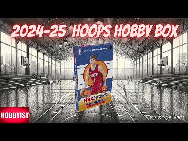 2024-25 NBA Hoops Hobby Box (Hot Signatures Rookie Auto Inside!!!)