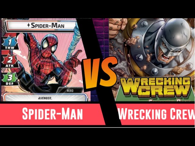 Marvel Champions | Spider-Man | Playthrough | Vs Wrecking Crew | True Solo | Protection | Scenario