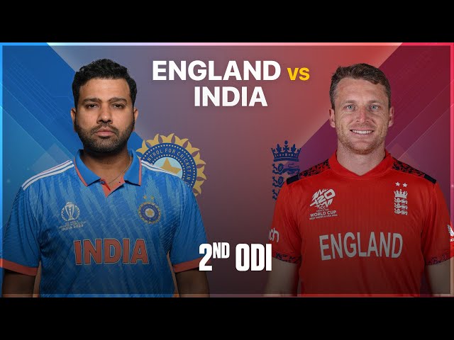 🔴 Live: India Vs England Live – 2nd ODI | IND Vs ENG Live Cricket Match Today | TOSS UPDATE