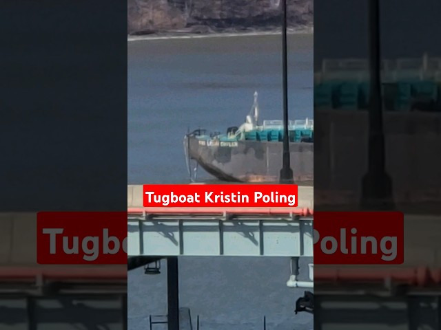 Tugboat Kristin Poling on the Hudson River #Shorts #Tugboat #Hudson @EIGHTYSGUY