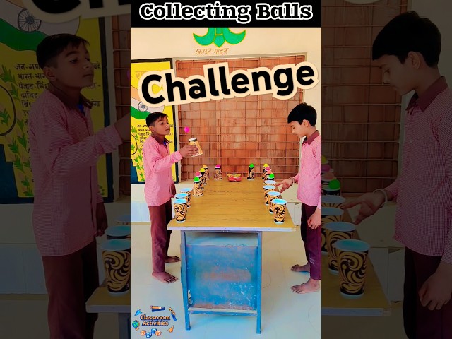 Fun Activity : Collecting Balls #school #viralvideo #shorts #education