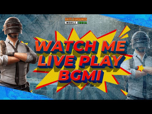 Watch me LIVE Playing - BGMI- Rooter Live Gaming