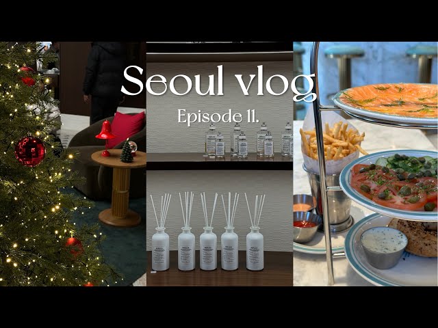 Korea vlog 🇰🇷 winter in seoul, KITH, Sadelle's, Apgujeong Dosan, Seongsu, cafe hopping, aesthetic