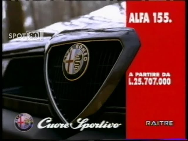 ALFA ROMEO 155 (1993) Spot Anni 90