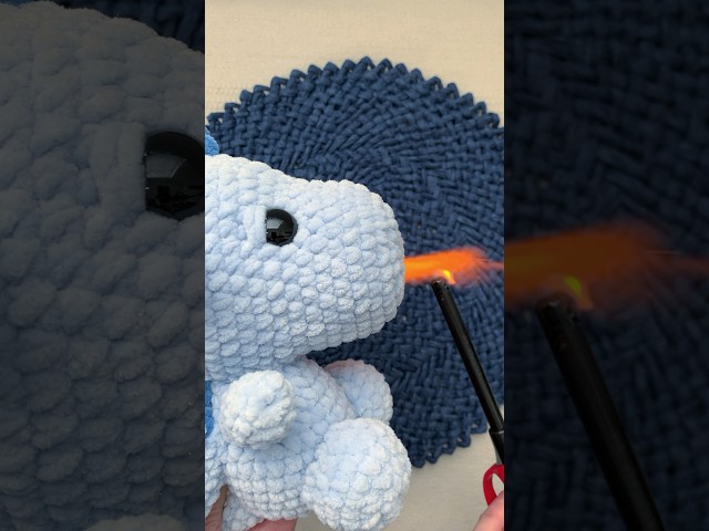 Fire-Breathing #Crochet Plush Dragon! | #amigurumi