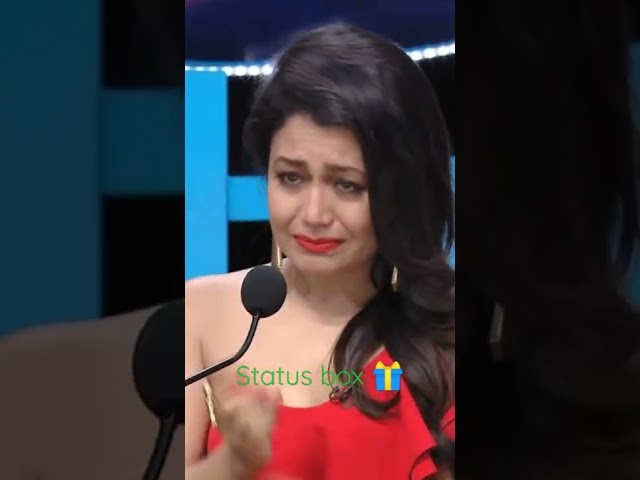 neha kakkar emotional, neha kakkar indian idol, neha Kakkar crying #shorts #status