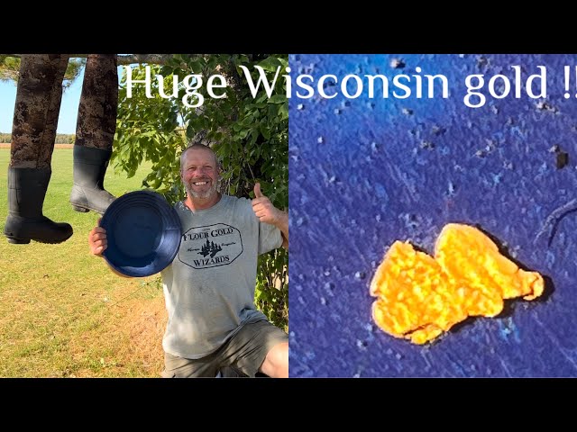 The BIGGEST GOLD I’ve ever seen in Wisconsin !!!