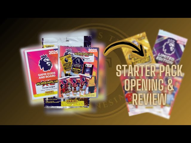 UNBOXING STARTER PACK PANINI ADRENALYN XL PREMIER LEAGUE 2025!! ⚽ - Collector's Treasure Indonesia