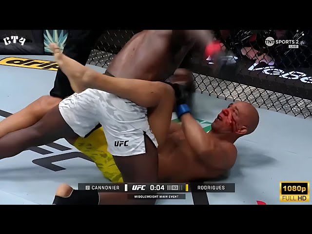 UFC Chaos – Cannonier TKO’s Rodrigues in a WILD Fight!  Full fight Highlights