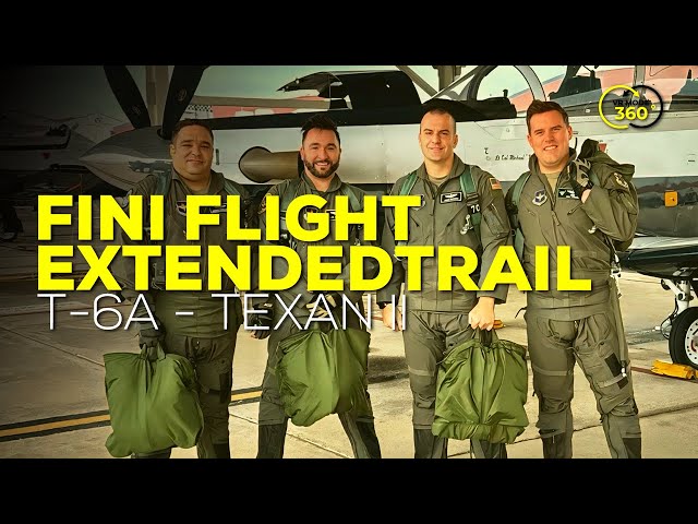 FINI-FLIGHT - EXTENDED TRAIL - T6A - TEXAN II