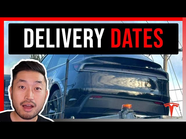 Model Y “Juniper” BEGINS Delivery Dates [Estimated]