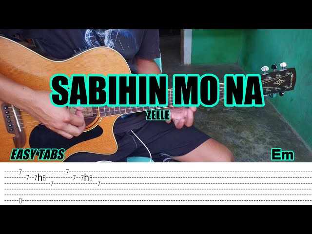 Sabihin - Zelle - Fingerstyle Guitar (Tabs) Chords Lyrics