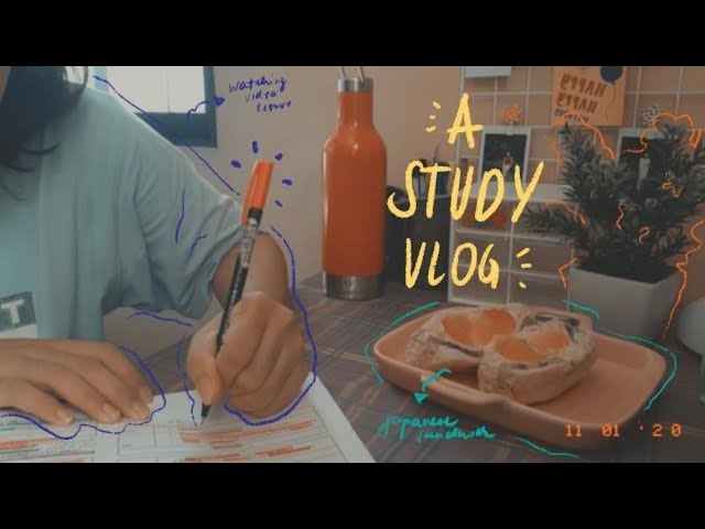 STUDY VLOG (Day and Night Session) + Korean Desk Decor? Mini Shopee Haul 🌏Med Student Philippines