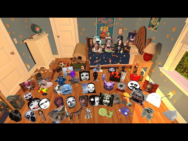 Nico's Nextbots Vs Me in Andy's Room Garry's Mod