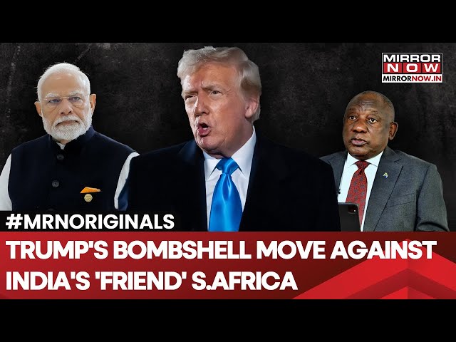 Trump's Bombshell Move Against India's 'Friend' South Africa| Cuts US Aid, Says This... Watch