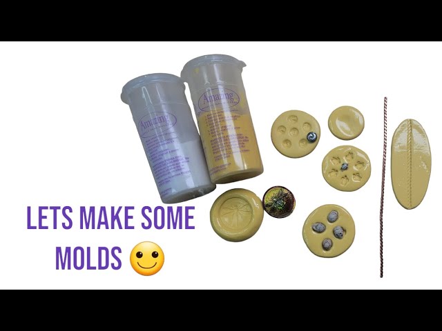 DIY jewelry molds for PMC, base metal & polymer clay - Prep for fine silver clay project - Part 1