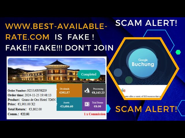 Make money by hotel reviews are fake fake. Don't not join best-available-rate.com