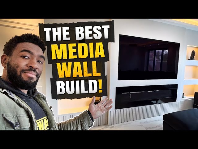 FULL Media wall build + How much I charged 2 !!!!