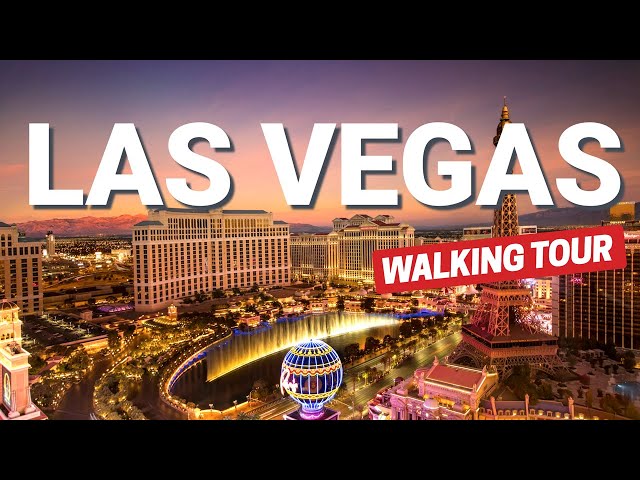 Las Vegas Strip, Nevada Complete Walking Tour - in 4K