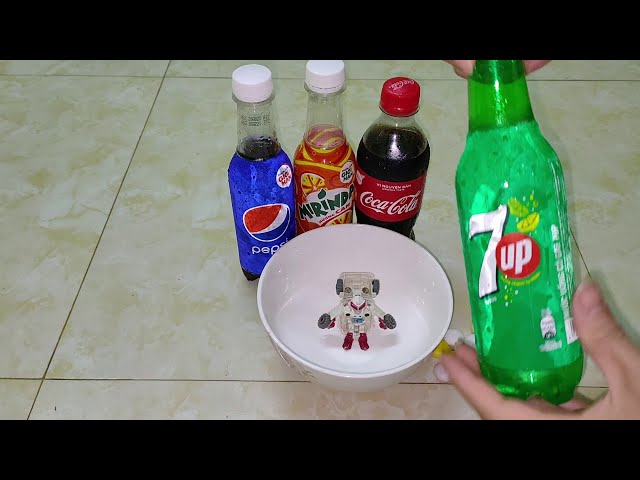 Coca Cola, Different Fanta, Mtn Dew, Pepsi,Sprite and Stretch Armstrong vs Transfigured cars