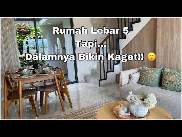 Rumah Modern Tropis Briza Lakes Summarecon Tangerang Tipe 5x12