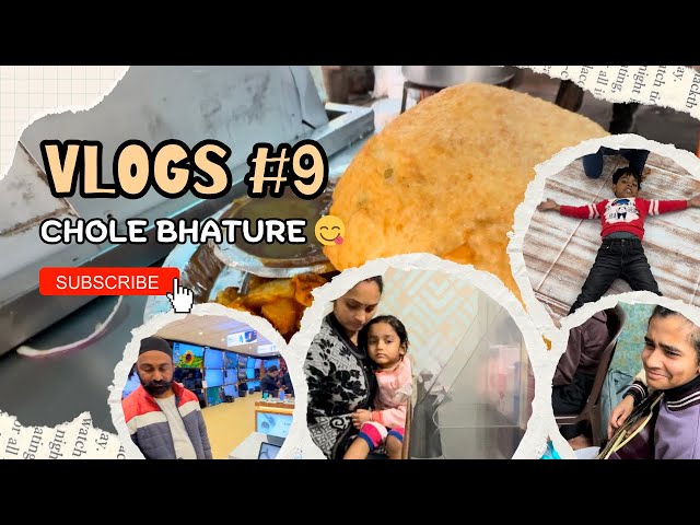 Vlogs 9 | Chole bhature 😋 | Soarnav 103 Fiv￼er | Sardar ji Iphone 15 | Guitar Class | kids Masti