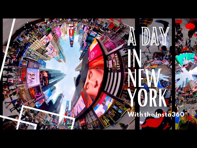 Time Square NYC 360 - Day in the life of a New Yorker