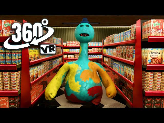 Doey the Doughman in Supermarket | 360° VR EXPERIENCE | Poppy Playtime Chapter 4