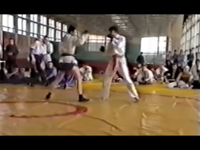 When Sambo Underestimates Karate (Old School Russian Kyokushin)