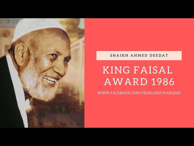 Shaikh Ahmed Deedat Conferred King Faisal Award | SERVICE TO ISLAM 1986