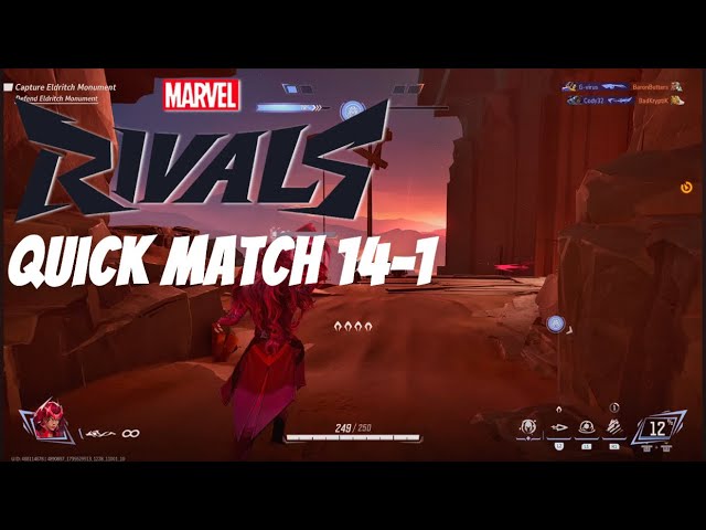 Marvel Rivals Quick Match Scarlet Witch 14-1 Season 0