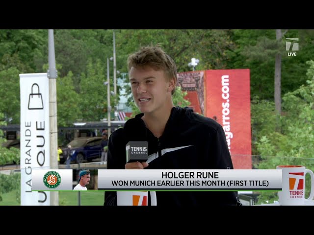 Holger Rune: 2022 Roland Garros First Round Win