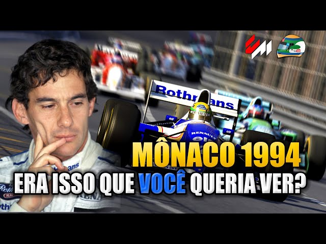 Ayrton Senna Vencendo em Mônaco 1994? - Assetto Corsa Gameplay