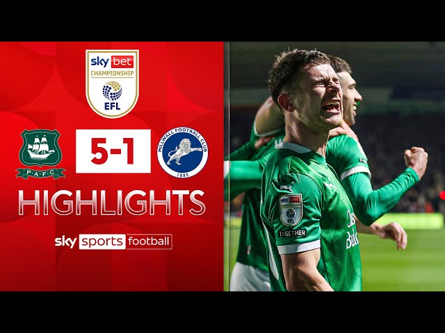 Pilgrims put FIVE past Lions! | Plymouth 5-1 Millwall | EFL Highlights