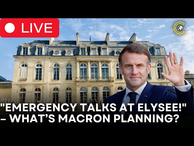 Tensions High! Macron Holds URGENT Ukraine Crisis Meeting at Elysee Palace | CLRCUT