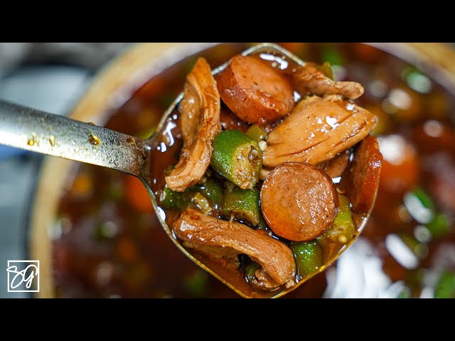 Creole Chicken and Sausage Gumbo | #SoulFoodSunday