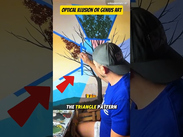 LOOK.! This Painting Will Trick Your Eyes #painting #shortsfeed #shortvideo #shorts #short